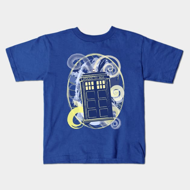 Doctor van Gogh...Who? Kids T-Shirt by VanyNany